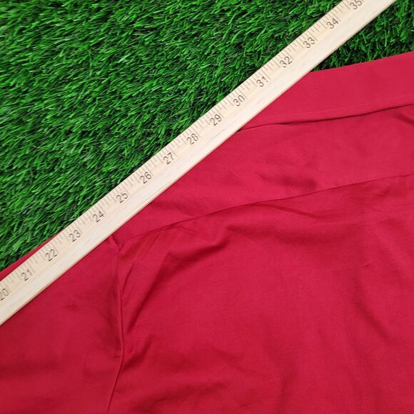 Vintage 80s Kings-Road Button Shirt Large 22x27 Red - Picture 5 of 11